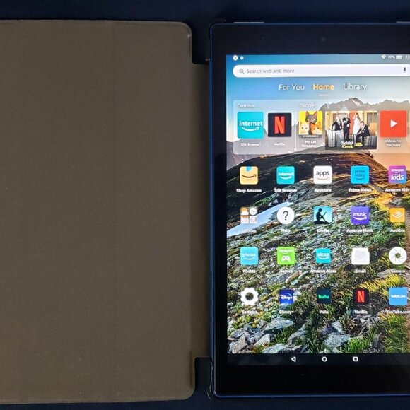 NEW Fire HD 10 Tablet Alexa 10.1" 1080p Full HD Display 32 GB Marine BLUE & CASE - Picture 4 of 8